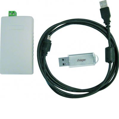 HAGER KNX e/s Oprogramowanie domovea z interfejsem USB/KNX TJ701A (TJ701A)