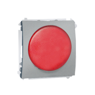 Simon Classic Sygnalizator świetlny LED – światło czerwone (moduł) 230V~; aluminiowy MSS/2.01/26 (MSS/2.01/26)
