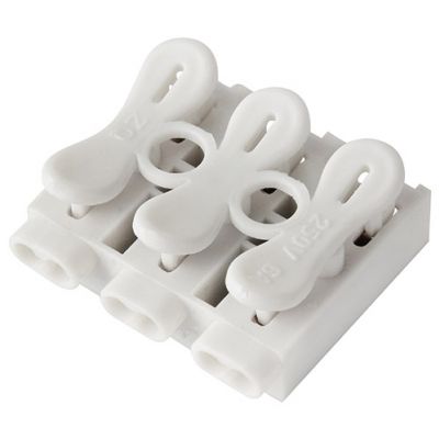 SPRING CONNECTOR 3 POLE 2.5MM (03058)