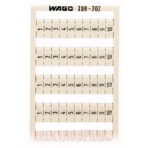Ramka z oznacznikami 10x 1-10 209-702 /5szt./ WAGO (209-702)