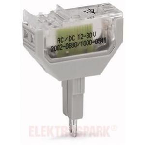 Pusty wtyk typ 4 z LED 110-250V 2002-880/1000-836 WAGO (2002-880/1000-836)