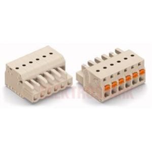 Gniazdo MCS-MIDI 3-biegunowy jasnoszare raster 5mm 2721-103/026-000/133-000 /100szt./ WAGO (2721-103/026-000/133-000)