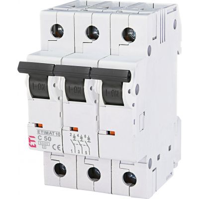 Wyłącznik nadprądowy ETIMAT 10 3P C50A 002135721 ETI (002135721)