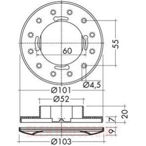 Zestaw multisensorów DALI do puszek instalacyjnych 2851-8302 WAGO (2851-8302)