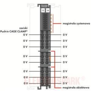 Moduł z dodatkowymi zaciskami 16-/XTR 750-1606/040-000 WAGO (750-1606/040-000)