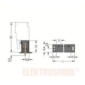 Wtyk MCS-MIDI Classic 2-biegunowy szary raster 5mm 231-132/001-000/105-604 /200szt./ WAGO (231-132/001-000/105-604)