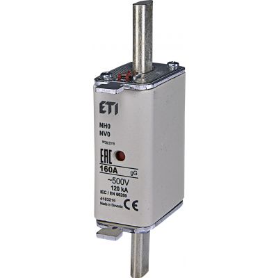 Wkładka topikowa NH zwłoczna KOMBI NH0 gG 10A 690V 004183304 ETI (004183304)