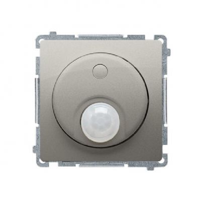 Simon Basic Łącznik z czujnikiem ruchu z przekaźnikiem 8(2) A 230V. Wymagana instalacja 3-przewodowa satynowy BMCR10P.01/29 KONTAKT (BMCR10P.01/29)