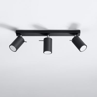 Sollux plafon Ring 3L czarny SL.0093 (SL.0093)