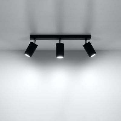 Sollux plafon Ring 3L czarny SL.0093 (SL.0093)