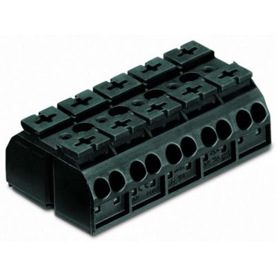 Blok zasilający 5P 4-przewodowy 4mm2 czarny 862-515 /200szt./ WAGO (862-515)