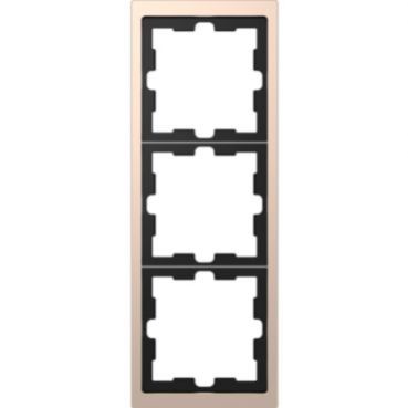 Merten D-Life ramka 3-krotna szampan metalik MTN4030-6551 SCHNEIDER (MTN4030-6551)