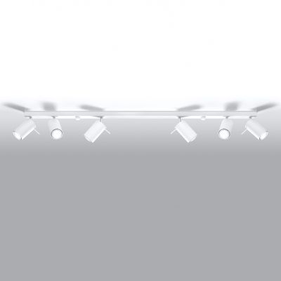 Sollux Plafon Ring 6L biały SL.0333 (SL.0333)