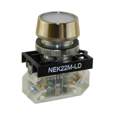 Lampka NEK22MLDB 24-230V biała (W0-LDU1-NEK22MLDB B)