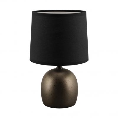 Lampka stołowa ATENA E14 czarna ceramiczna BLACK IDEUS (04056)