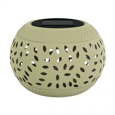 Lampa solarna na taras LED HERBI LED 0,2W beżowa WW IDEUS (04595)