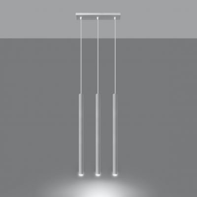 Sollux Lampa wisząca Pastelo 3 biała SL.0466 (SL.0466)
