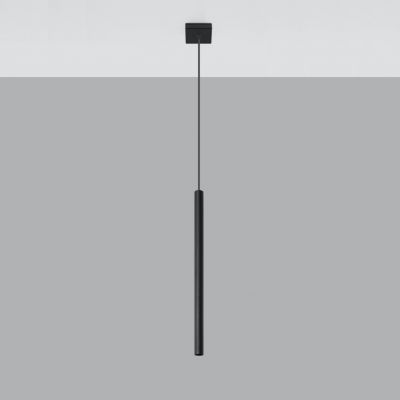 Sollux Lampa wisząca Pastelo 1 czarna SL.0469 (SL.0469)