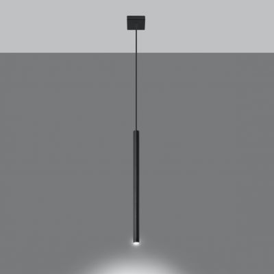 Sollux Lampa wisząca Pastelo 1 czarna SL.0469 (SL.0469)