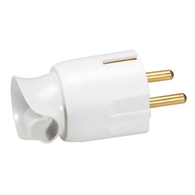 Wtyczka 2P+Z 16A Plastikowa Biała Obrotowa Helmo 050172 LEGRAND (050172)