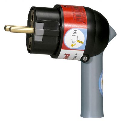 Wtyczka 2P+Z 16A Plastikowa Czarna Z Dźwignią Helmo 050176 LEGRAND (050176)