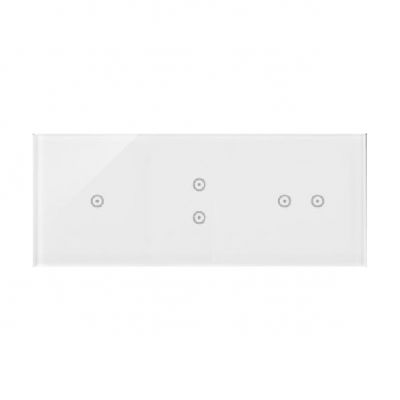 Simon 54 Touch Panel dotykowy S54 Touch 3 moduły 1 pole dotykowe + 2 pola dotykowe pionowe + 2 pola dotykowe poziome biała perła DSTR3132/70 KONTAKT (DSTR3132/70)