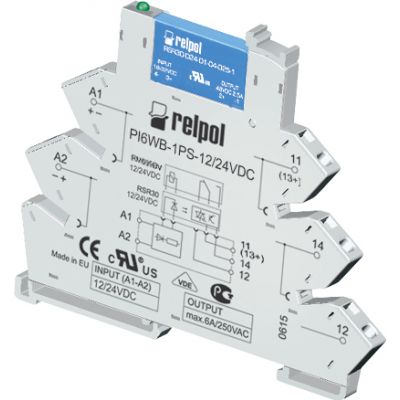 RELPOL Przekaźnik Interfejsowy PIR6WB-1PS-6VDC-T 857504 (857504)