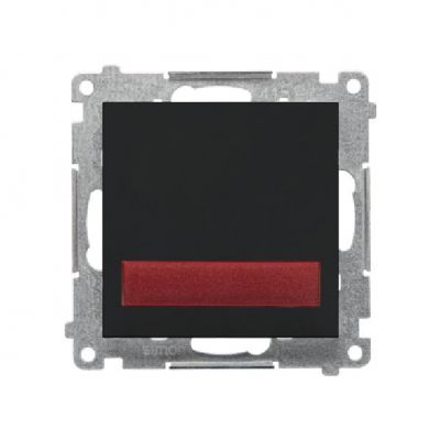 Simon 55 Sygnalizator świetlny LED – światło czerwone 230V Czarny mat TESS2.01/149 (TESS2.01/149)