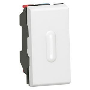 Mosaic Łącznik Schodowy 1 Moduł Biały Z Możliwością Podświetlenia 10Ax-250V 077002 LEGRAND (077002)