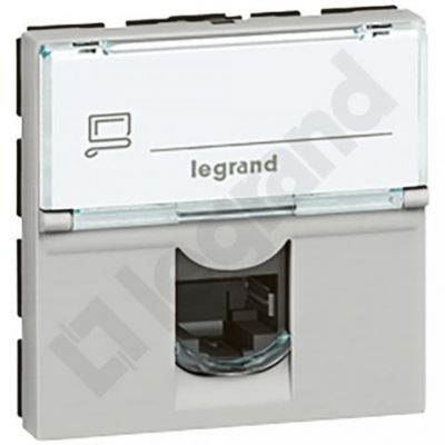 M45:2M 1Xrj45 Kat5E Utp Alu 079454 LEGRAND (079454)