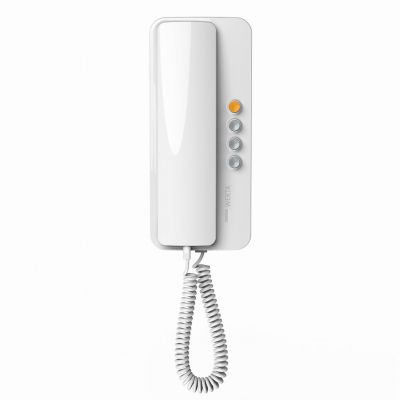 Unifon wielolokatorski do instalacji cyfrowych WEKTA, biały ORNO (TK-7.1)