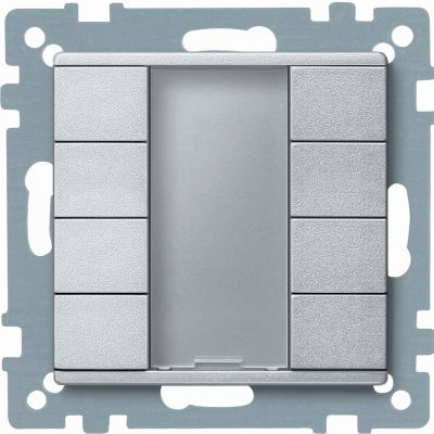 KNX przycisk natynkowy 4-kr. plus aluminium System M MTN627860 SCHNEIDER (MTN627860)