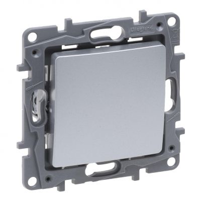 Niloe Selection - Przycisk Pojedynczy 6A Aluminium 762107 LEGRAND (762107)