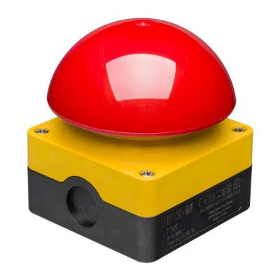 FAK-R/V/KC11/IY Duży przycisk bezpieczeństwa 1R 1Z z samopowrotem czerwono-żółty IP67 229748 EATON (229748)