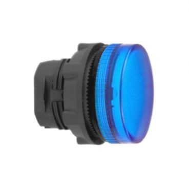 Harmony XB5 Napęd wskaźnika świetlnego LED niebieski karbowane soczewki plastikowy ZB5AV063S SCHNEIDER (ZB5AV063S)