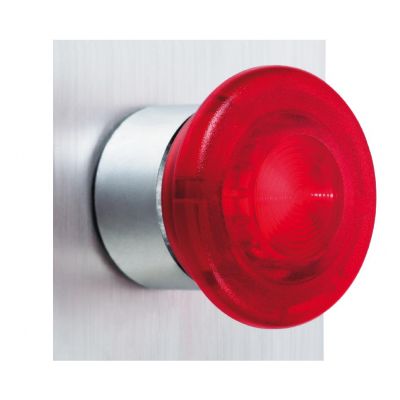 Harmony XB4 Główka podświetlanego przycisku awaryjnego stopu LED Podciągnięcie Czerwona 40 mm ZB4BW643 SCHNEIDER (ZB4BW643)