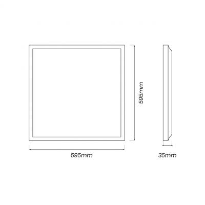 Panel plafon Lampa 600x600 LED 40W 5 lat gwarancji (EKP9127)