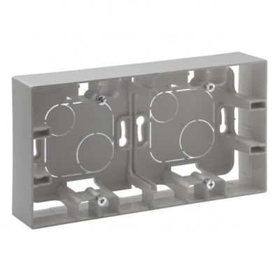 Niloe Step Puszka Natynkowa Podwójna- Kolor Aluminium 863398 LEGRAND (863398)