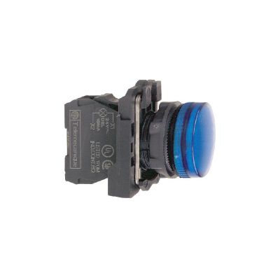 Harmony XB5 Wskaźnik świetlny niebieski LED 110/120V plastikowy zaciski śrubowe XB5AVG6 SCHNEIDER (XB5AVG6)