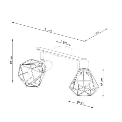 Sollux Plafon ARTEMIS 2 biały SL.1103 (SL.1103)