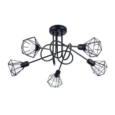 Sollux Żyrandol ARTEMIS 5S czarny SL.1110 (SL.1110)