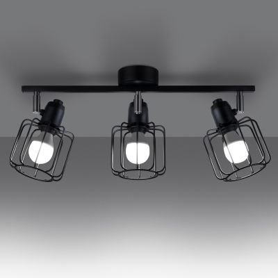 Sollux Plafon BELUCI 3 czarny SL.1116 (SL.1116)