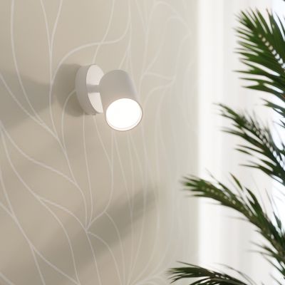 Kinkiet z regulacją LEMMI korytarz sypialnia 1 biały SL.1123 SOLLUX (SL.1123)