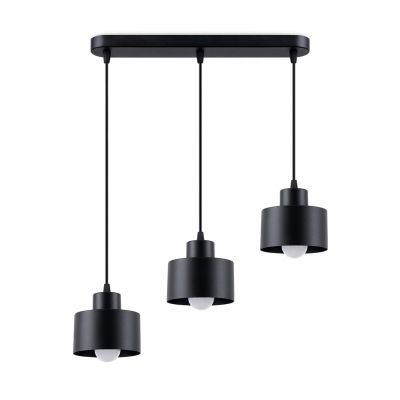 Sollux Lampa wisząca SAVAR 3 czarna SL.1133 (SL.1133)