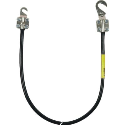 Kabel uziemiający 10 mm2 / dł. 2,5 m (kolor czarny) (410625)