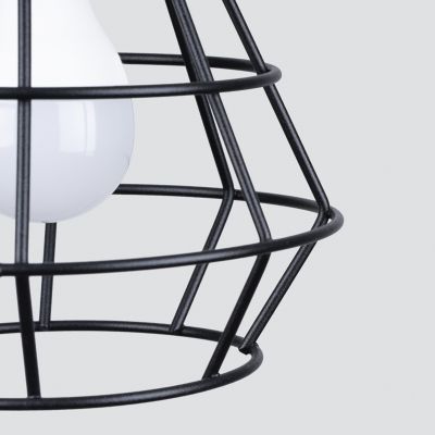 Sollux Lampa wisząca SUBA 4L czarna SL.1167 (SL.1167)