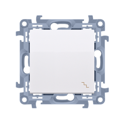 Simon 10 Łącznik schodowy 10AX szybkozłączka biały CW6C.01/11 KONTAKT (CW6C.01/11)