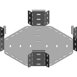 Czwórnik korytka 150x100mm Grubość 1,00 mm CZKJ150H100 112715 BAKS (112715)