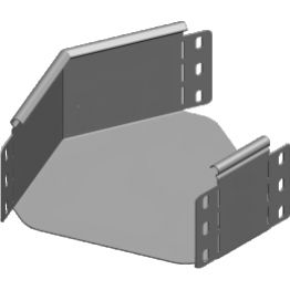 Kolanko 45° 150x100mm Grubość 1,00 mm KKMBJ150H100 116315 BAKS (116315)