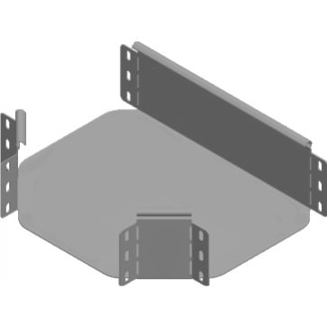 Trójnik korytka 200x100mm Grubość 1,00 mm TKBJ200H100 116520 BAKS (116520)